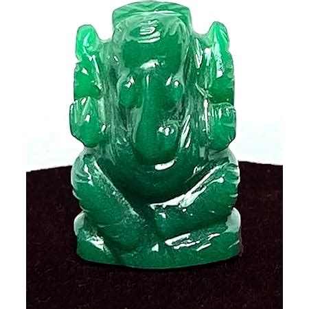 Buy MAHANT JI 100% Natural Margaj Stone Ganesh/Emerald Stone Lord ...