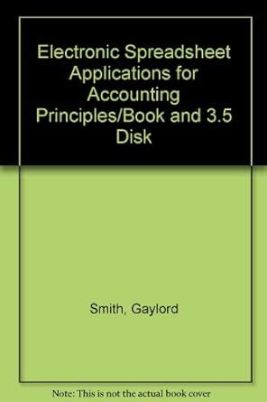 Buy Electronic Spreadsheet Applications for Accounting Principles ...