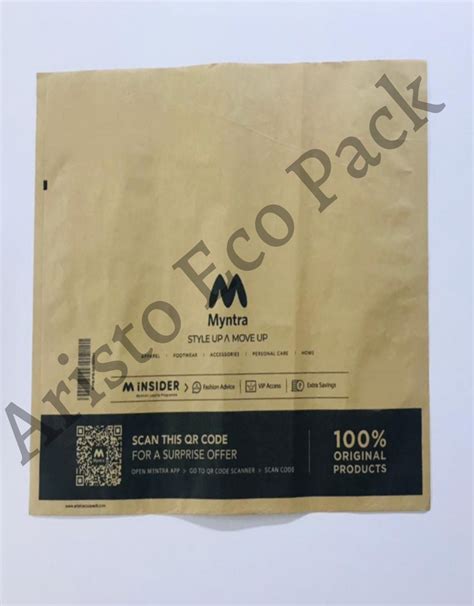 Myntra Paper Bag 13"X14" - A size – Aristo Eco Pack