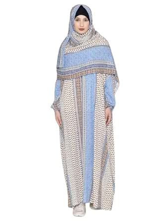 Buy SANASH Collections Prayer Dress for Women | Muslim Dress with Hijab ...