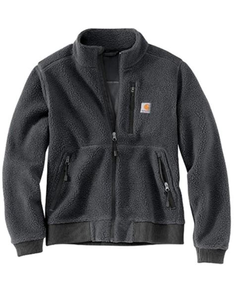 Carhartt Women's Fleece Zip-Up Jacket, Grey