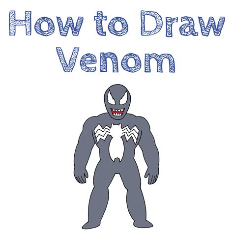 Image result for Venom Drawing Tutorial