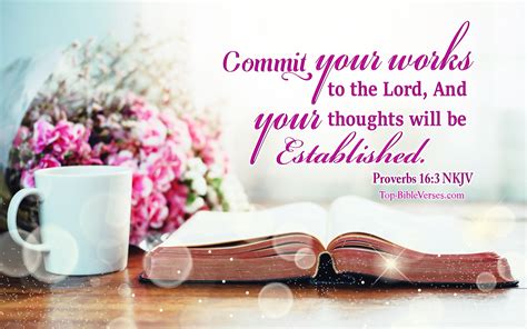 Proverbs 16:3 NKJV Inspirational Images