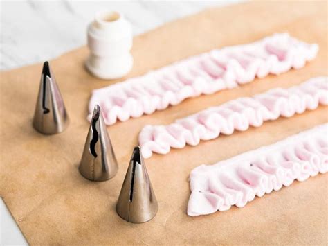 ruffle baby shower cake