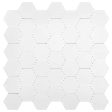 Avant Decor Andes White 12-in x 12-in Natural Stone Marble Hexagon ...
