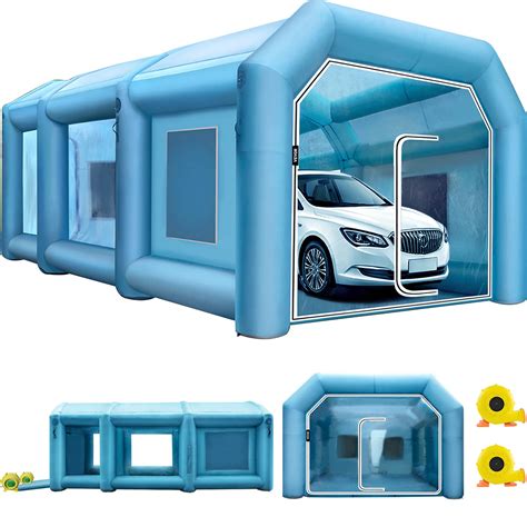 Buy Happybuy Inflatable Paint Booth 28x15x9.8 ft Spray Paint Booth ...