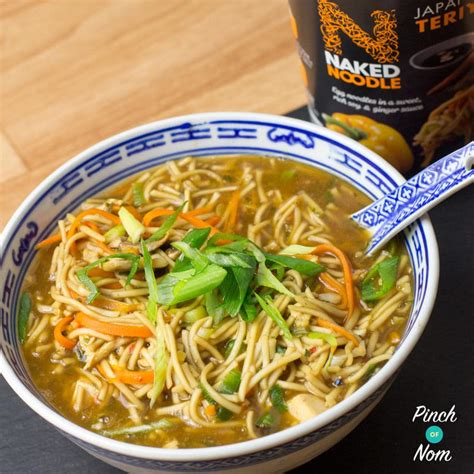 Chicken Teriyaki Noodle Soup - Pinch Of Nom