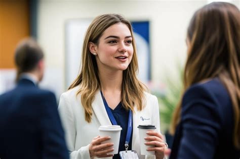 Corporate conversations women in business attire | Premium AI-generated ...