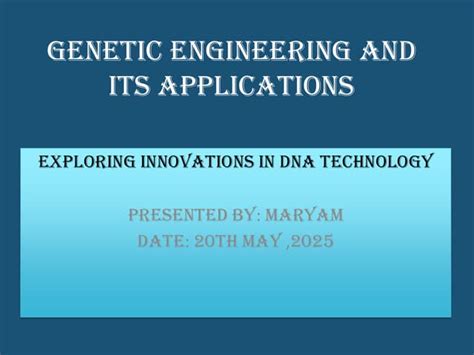 Genetic Engineering Presentation 的图像结果