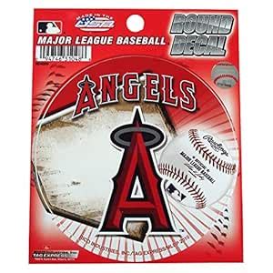 MLB Los Angeles Angels Round Decal : Amazon.in: Home Improvement