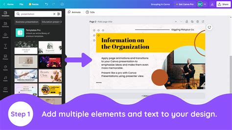 How to Group Elements in Canva - Blogging Guide