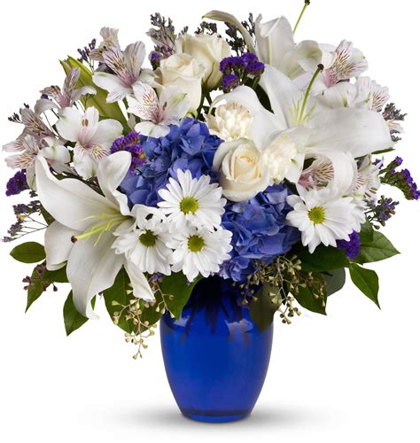 Blue Flower Arrangement Delivery at Lawrence Henry blog