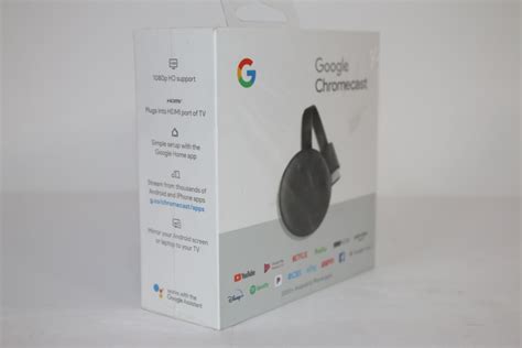Google GA00439-US Chromecast Streaming Device 6131 / HDMI Cable
