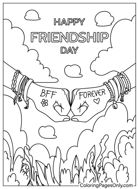 40+ Friendship Coloring Pages - Free Printable PDF & Online Coloring