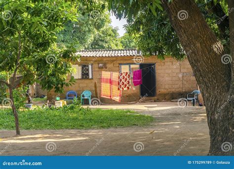 Simple House in the Suburbs of Maputo, Matola, Mozambique Stock Image ...