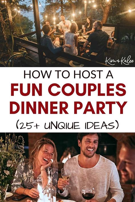 Easy Couples Dinner Party ideas, Recipes & Games - Love handmade