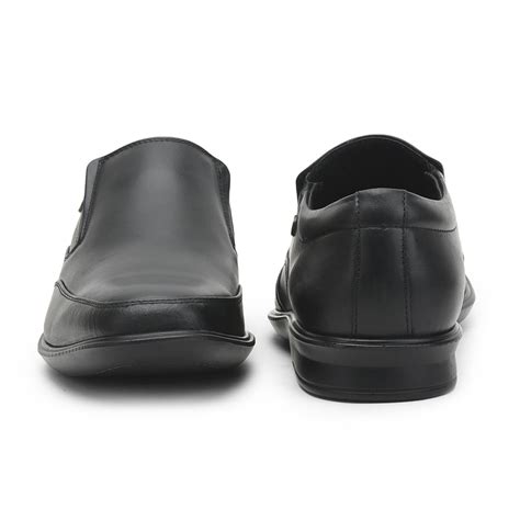 Buy Fortune Formal Non Lacing Shoes For Men (Black) LUCIO-503 By Liberty