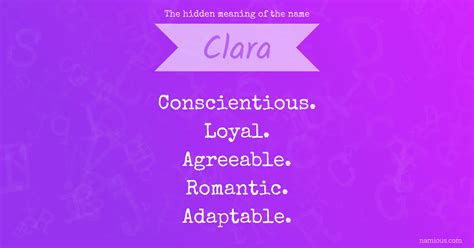 The hidden meaning of the name Clara | Namious