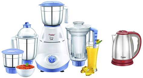 Buy Prestige Iris(750 Watt) Mixer Grinder with 3 Stainless Steel Jar ...