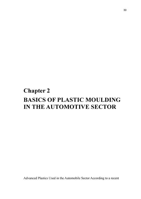 Chapter 2 - Advanced Plastics Used in the Automobile Sector According ...
