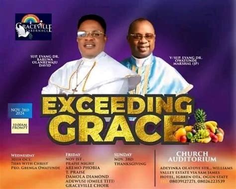 CCC Gracevillie parish 2024 HARVEST , Online event, Sango Otta, Ogun ...