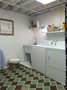 Basement Laundry Room Makeover Ideas by To Make A Basement Laundry Room Comfortable Enough That Basement Laundry Room Makeover Ideas