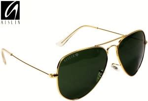 Buy AISLIN Aviator Sunglasses Green For Men & Women Online @ Best ...