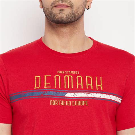 Duke Stardust Men Half Sleeve Round Neck Cotton T-shirt (LF5807)