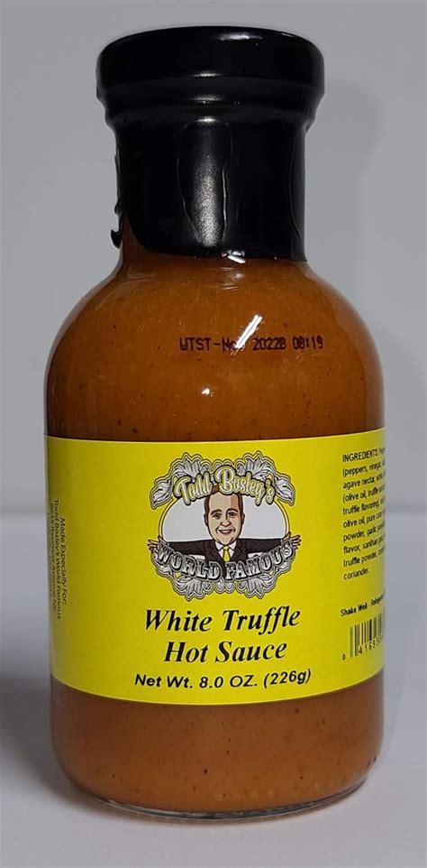 Buy Todd Bosley's World Famous Black & White Truffle Hot Sauce (2 Pack ...