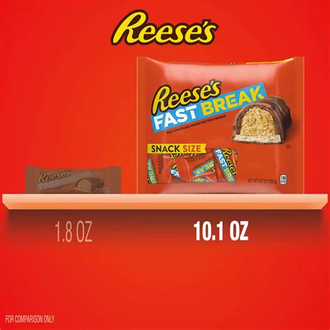 Reese's Fast Break Snack Size Candy Bars - Shop Candy at H-E-B