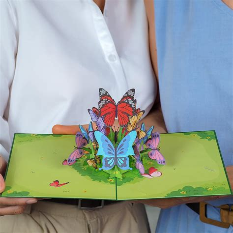 Buy Paper Love 3D Pop Up Card, Butterflies, For Mothers Day, All ...