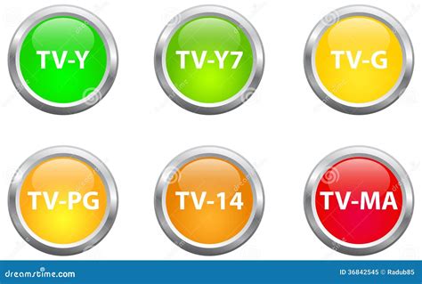 The TV Parental Guidelines Minimalist Vector Art