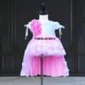 Pink High Low Flower Girl Dress for Birthday | Toddler Girls Birthday ...
