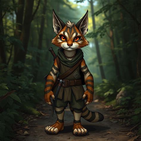 Explore the Enigma: Mysterious Tabaxi Adventurer