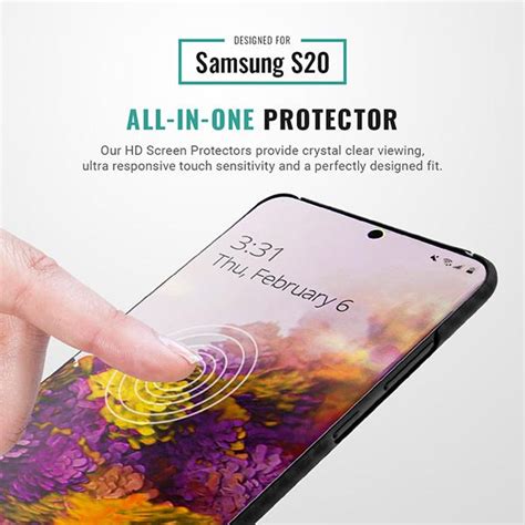 Screen Protector S20 Installation Guide 的图像结果