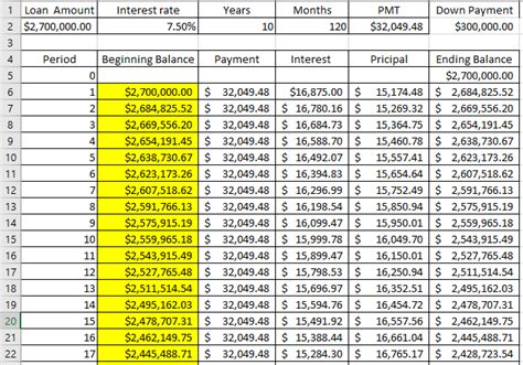 Image result for Dynamic Array Excel Amortization