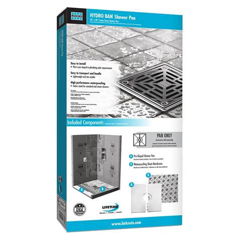 Laticrete Hydro Ban Shower Trays – Gulf Coast Flooring Distributor LLC