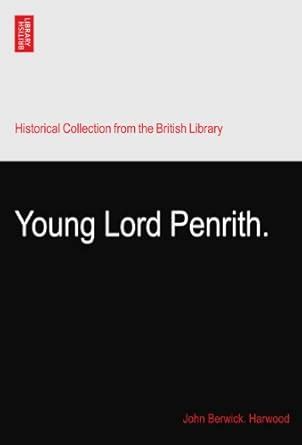 Young Lord Penrith. : Amazon.in: Books