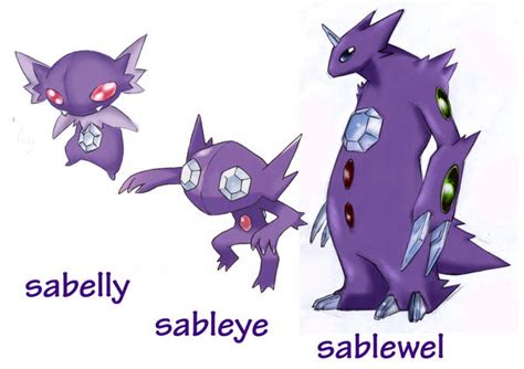 Sableye Evolution Chart 的图像结果