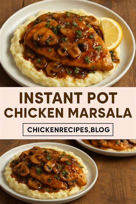 Instant Pot Chicken Marsala: Creamy, Rich & Weeknight-Ready Instant Pot ...