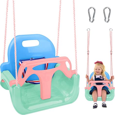 Amazon.com: Baby Outdoor Swing - Toddler Swing Set - 3 in 1 Detachable ...