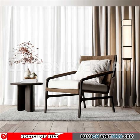 250126. Arm Chair Sketchup 3D Models