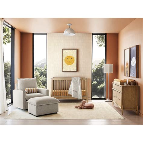 Emme Pleated Linen Kids Floor Lamp | Crate and Barrel UAE