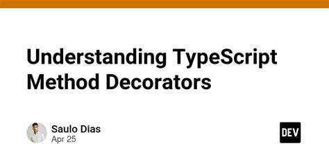 Method Decorator TypeScript 的图像结果