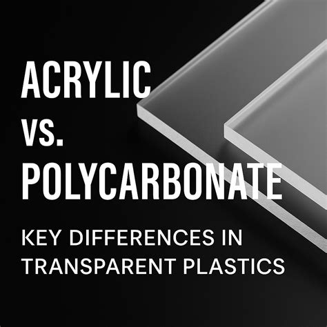 Acrylic vs. Polycarbonate: What's the Difference? - 樹脂プラスチック材料環境協会 ...
