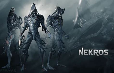 Download wallpaper grey, being, soldiers, cyborg, character, Warframe ...