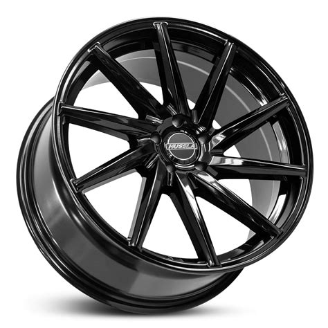 hyundai elantra hussla directional gloss black wheel #14445