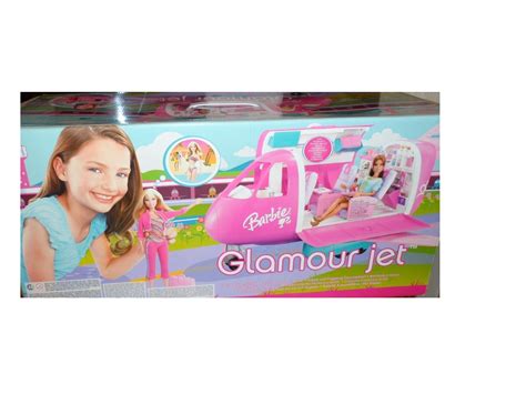 Barbie Glamour Jet Plane Airplane With Doll Mattel 2008 (Discontinued ...