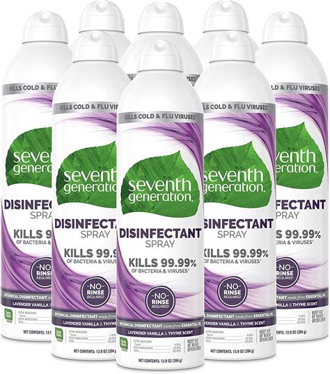 Seventh Generation Disinfectant Spray Lavender Vanilla & Thyme - 13.9oz ...