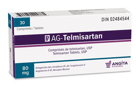 AG-TELMISARTAN 80 MG | Angita Pharma